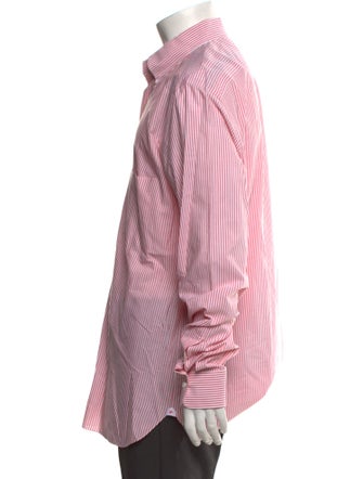 Isaia Striped Long Sleeve Shirt