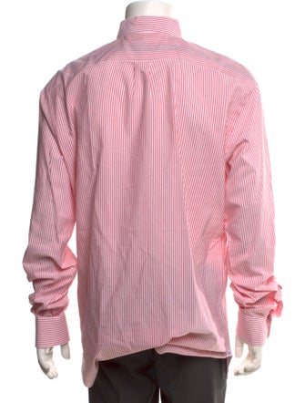 Isaia Striped Long Sleeve Shirt