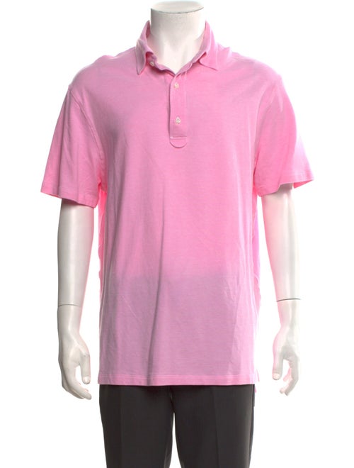 Isaia Collar Short Sleeve Polo Shirt
