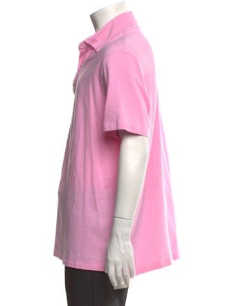 Isaia Collar Short Sleeve Polo Shirt