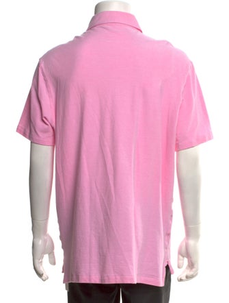 Isaia Collar Short Sleeve Polo Shirt