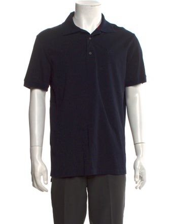 Isaia Collar Short Sleeve Polo Shirt