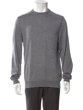 Isaia Wool Crew Neck Pullover