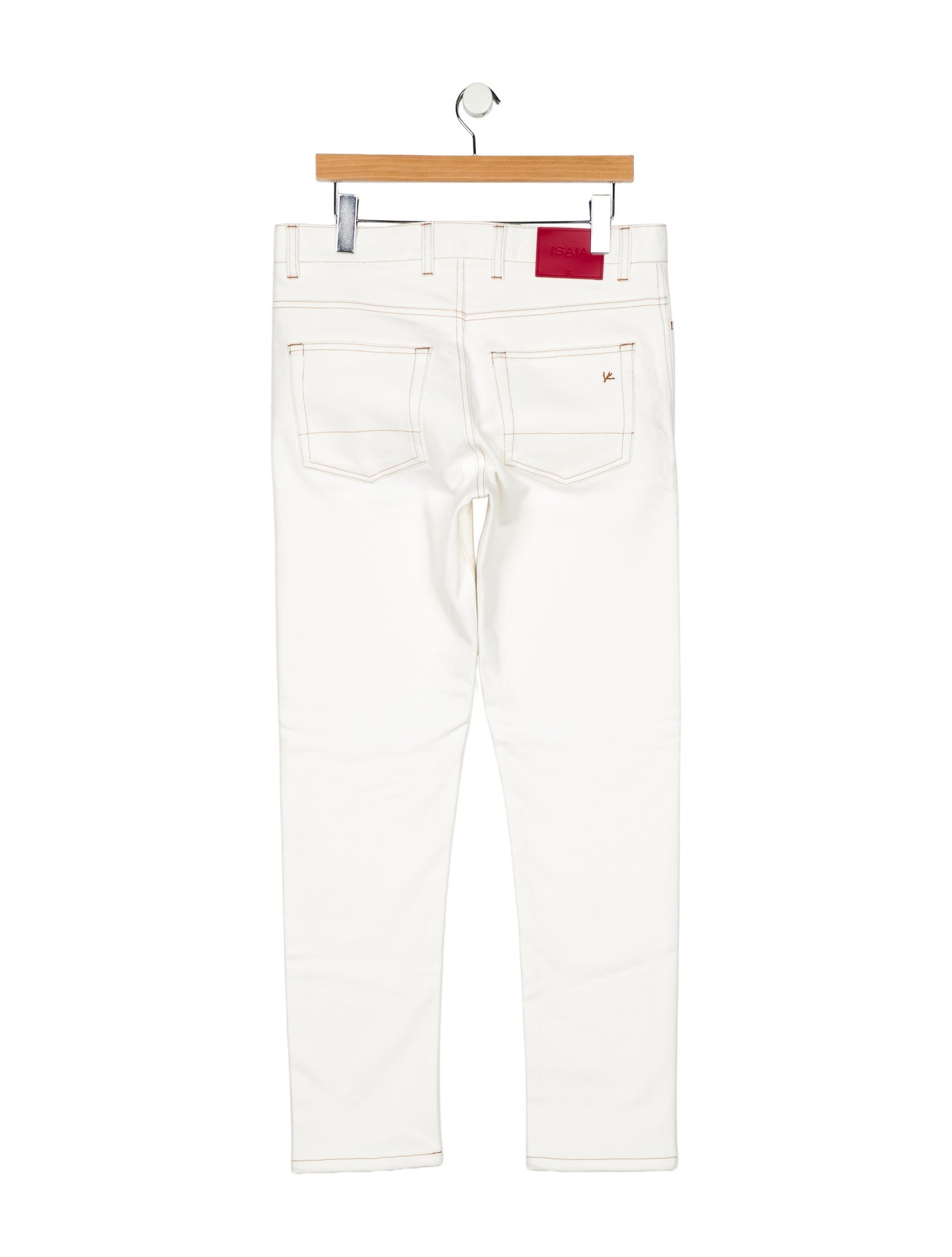 Isaia High-Rise Straight Leg Jeans