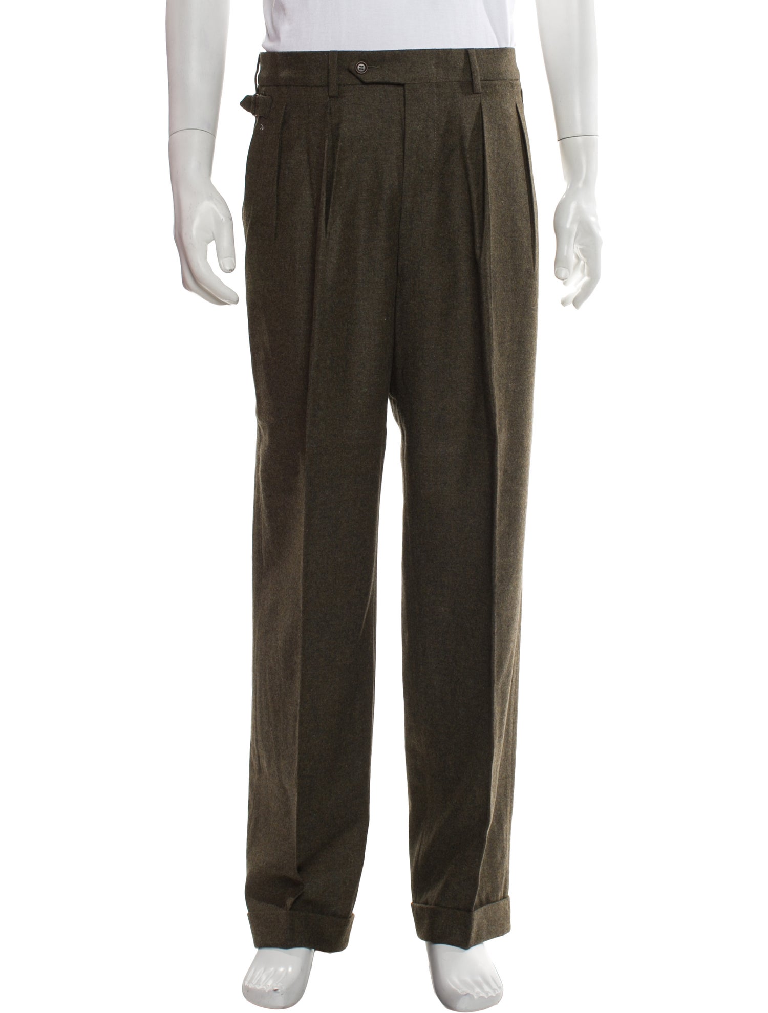 Isaia Wool Dress Pants