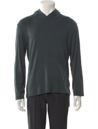 Isaia Cashmere Crew Neck Hoodie