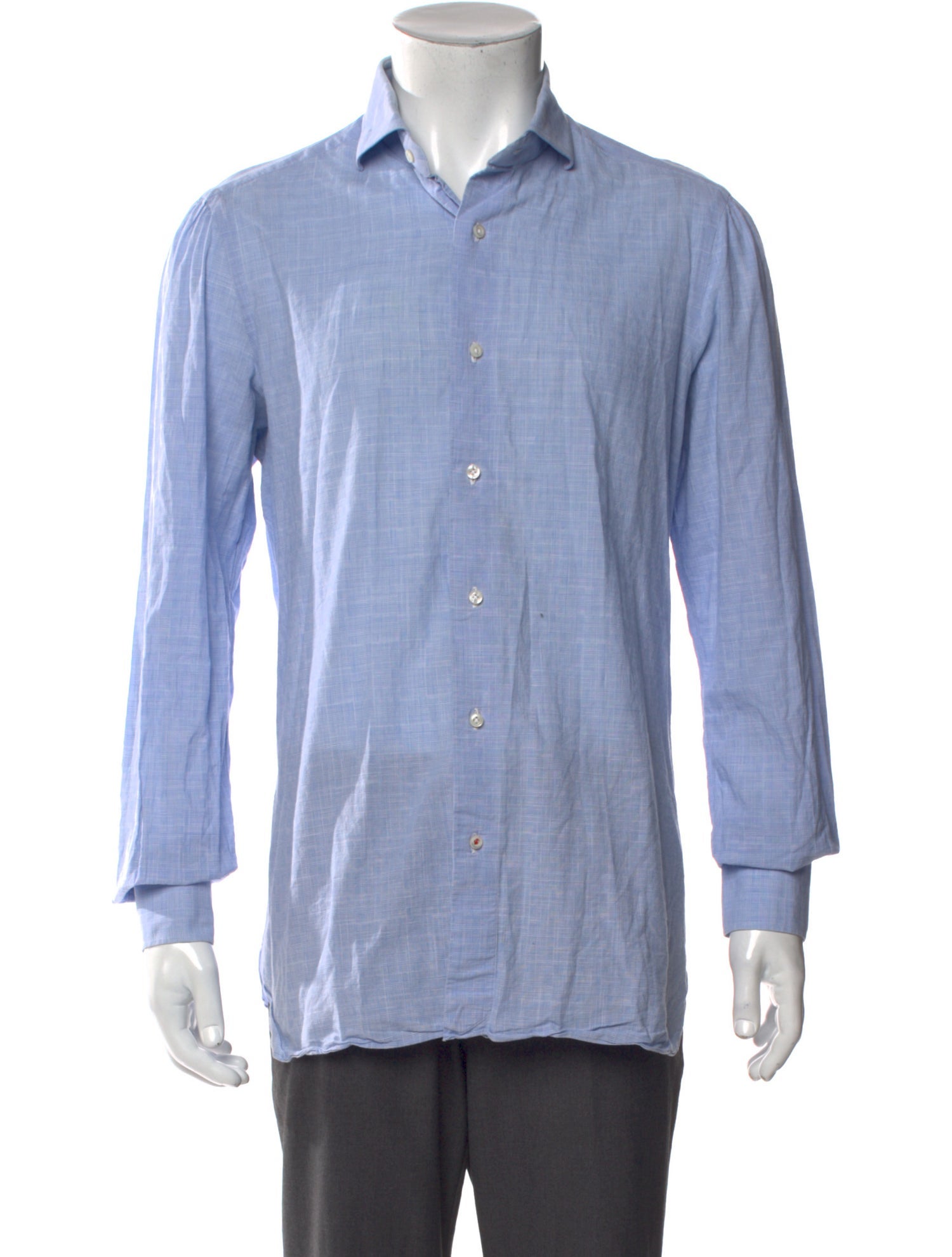 Isaia Long Sleeve Dress Shirt