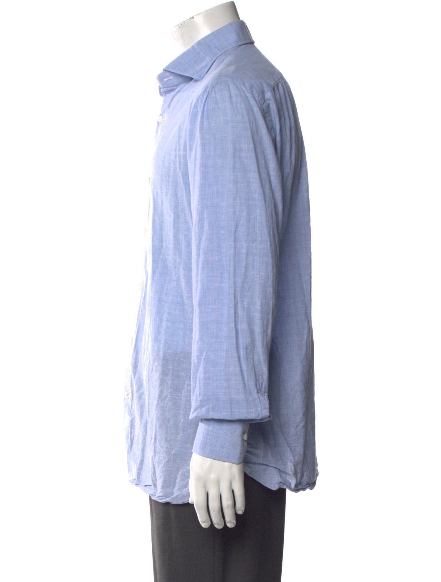 Isaia Long Sleeve Dress Shirt