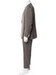Isaia Wool Striped Two-Piece Suit