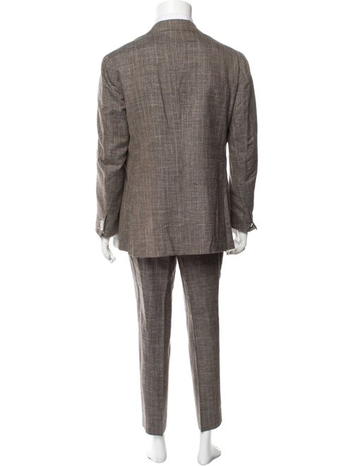 Isaia Wool Striped Two-Piece Suit