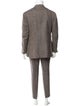 Isaia Wool Striped Two-Piece Suit