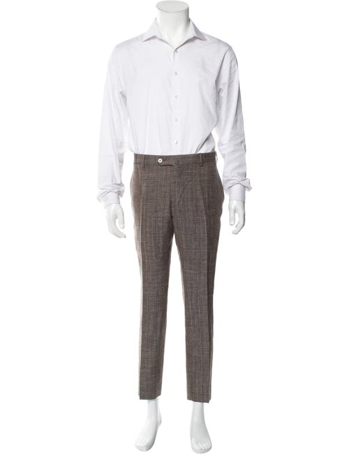 Isaia Wool Striped Two-Piece Suit