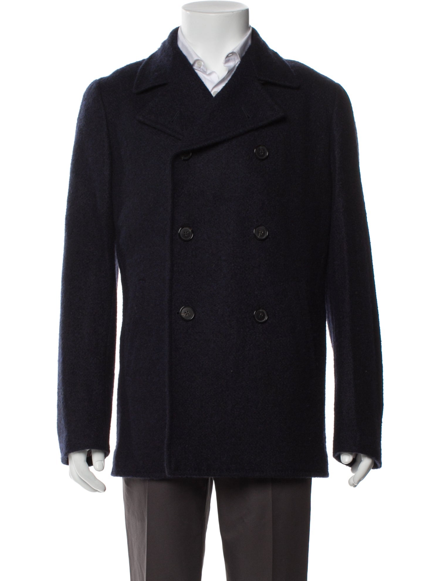 Isaia Cashmere Peacoat