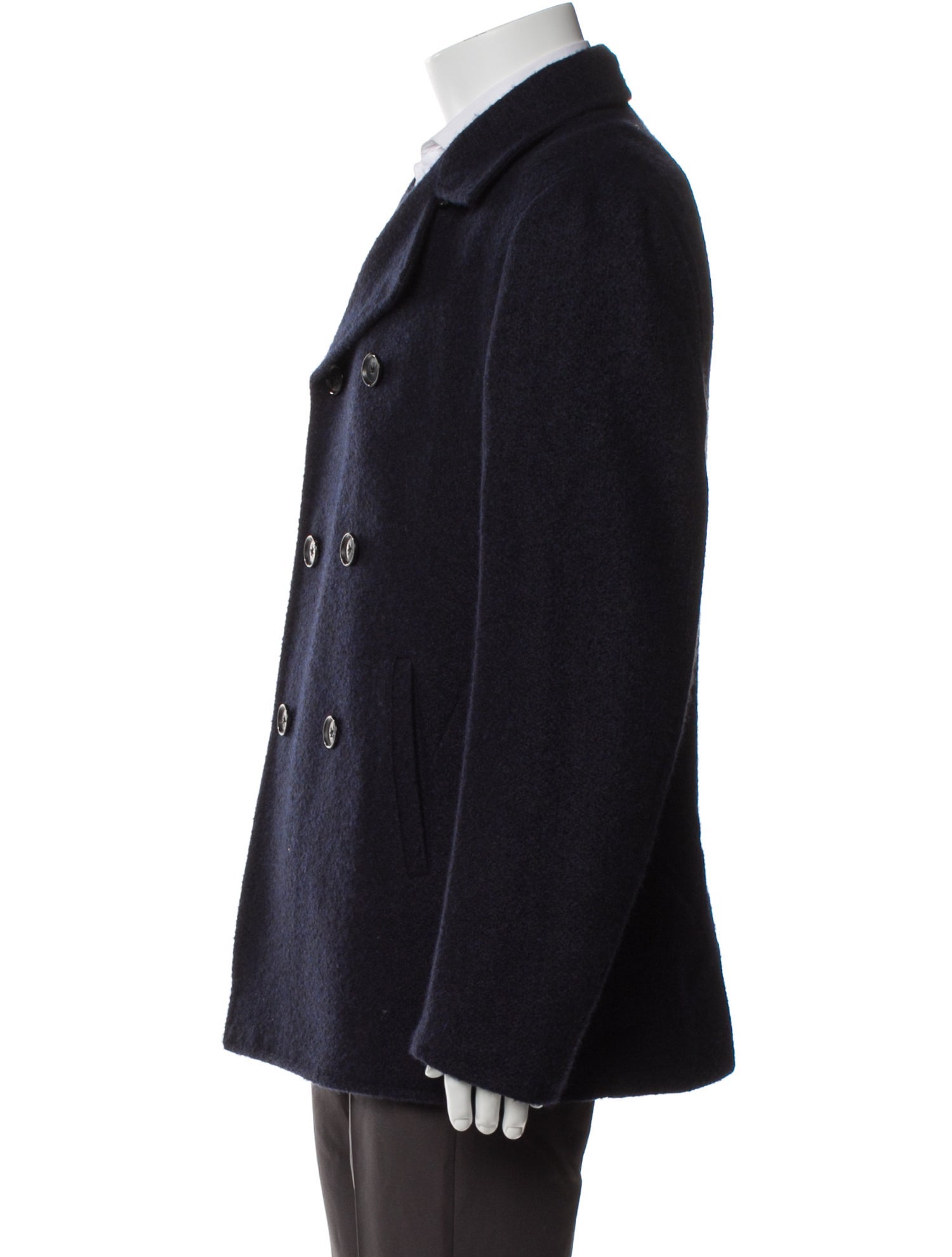 Isaia Cashmere Peacoat