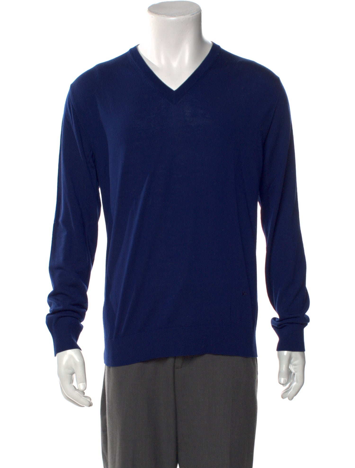 Isaia Merino Wool V-Neck Pullover