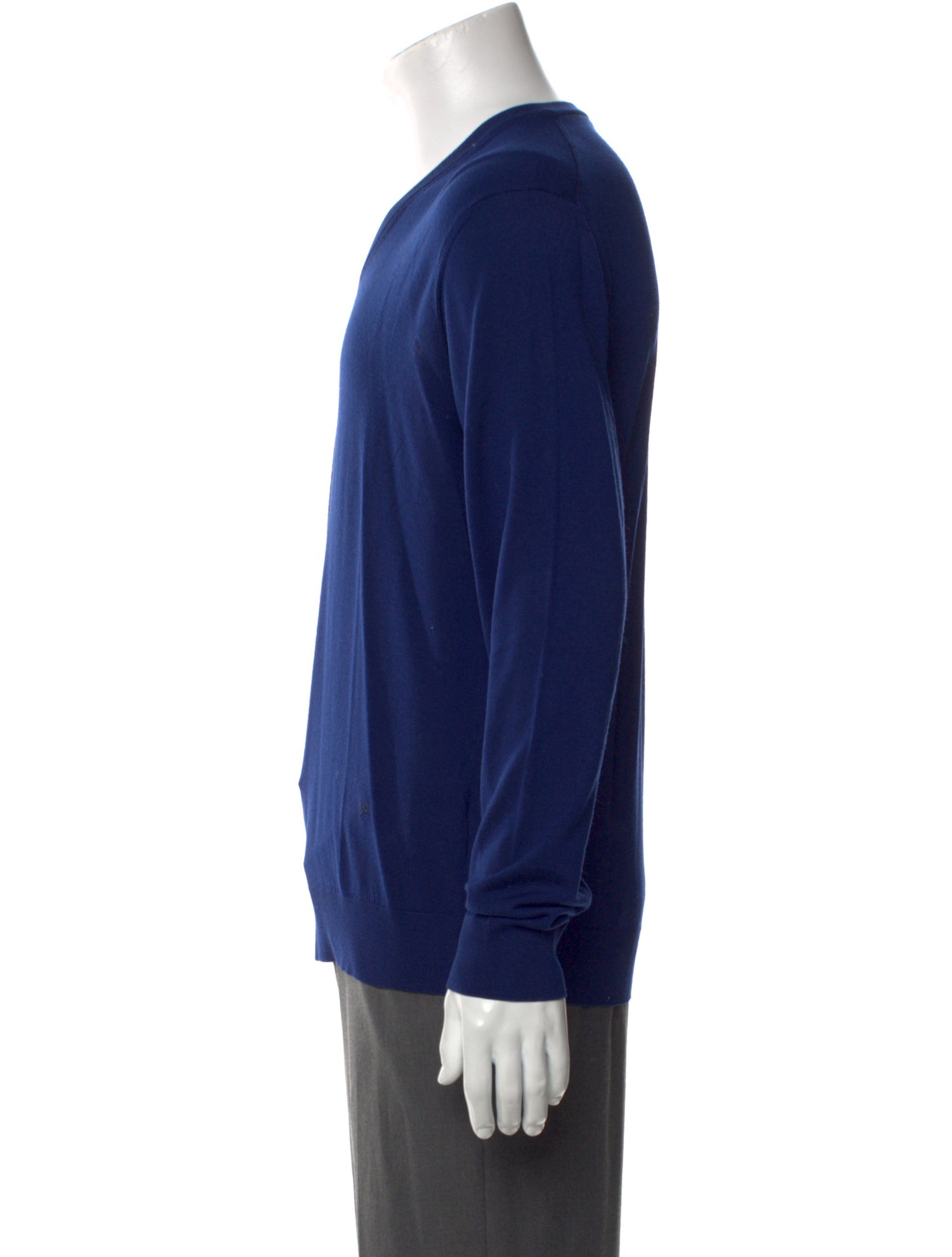 Isaia Merino Wool V-Neck Pullover