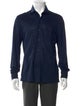 Isaia Wool Long Sleeve Shirt