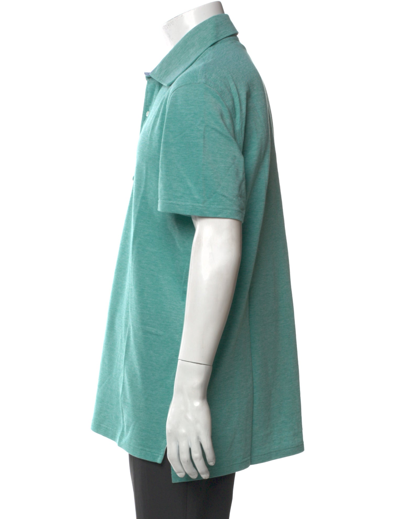 Isaia Short Sleeve Denim Shirt