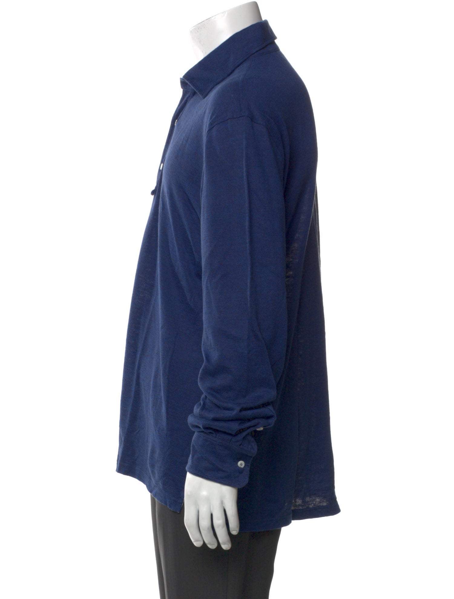 Isaia Linen Long Sleeve Shirt