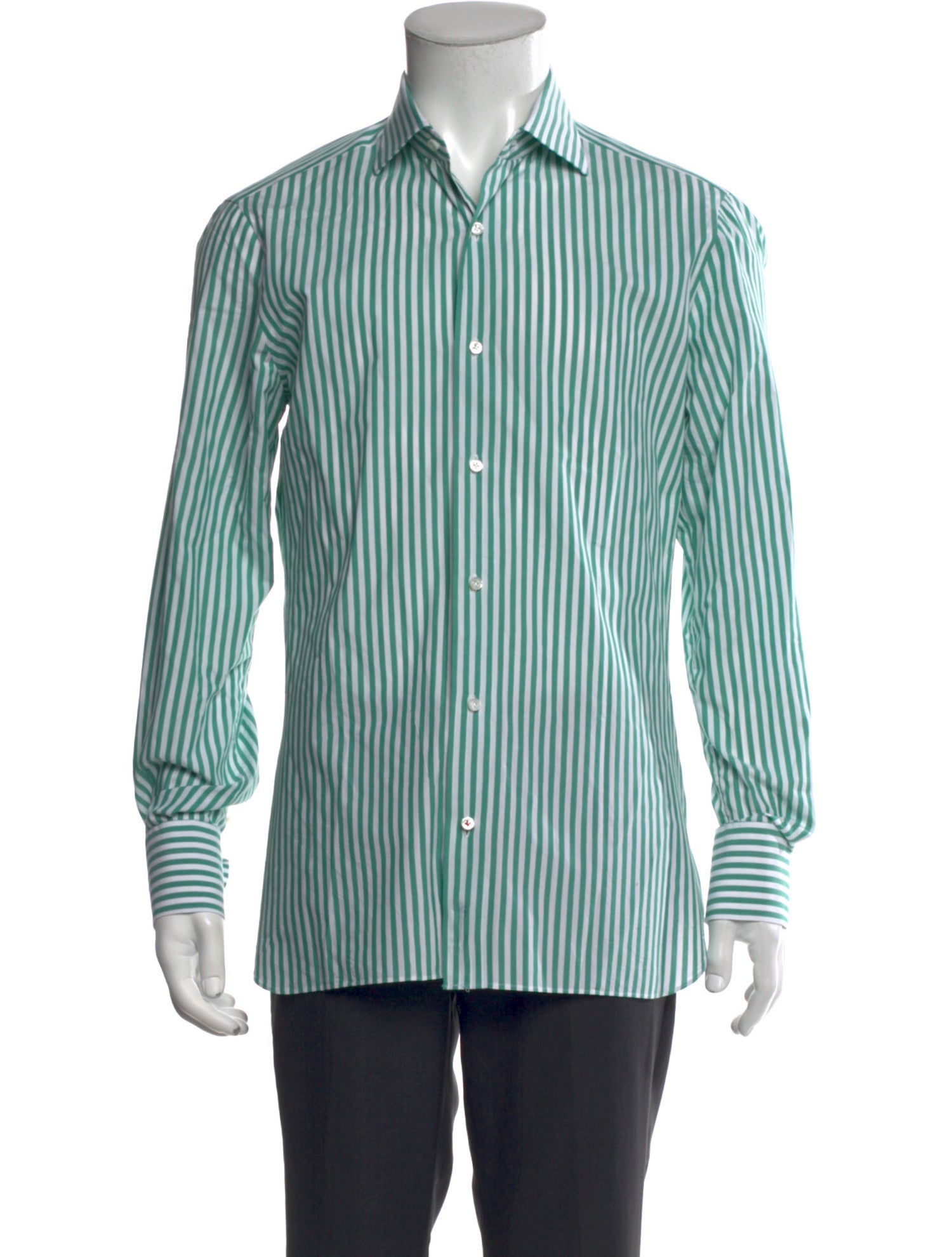 Isaia Striped Long Sleeve Shirt