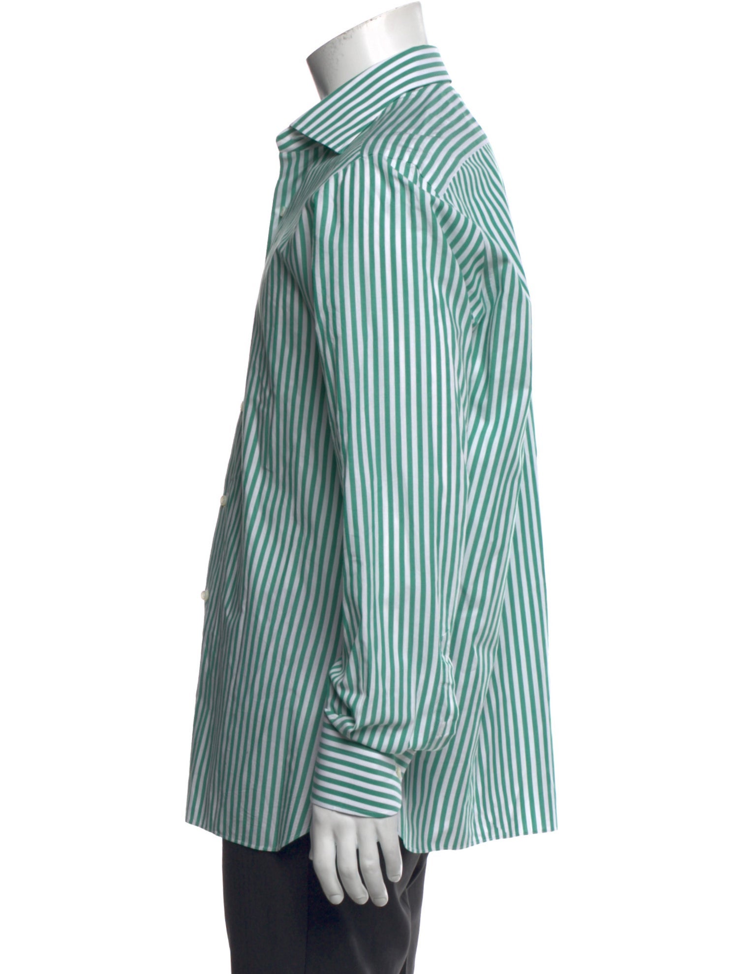 Isaia Striped Long Sleeve Shirt