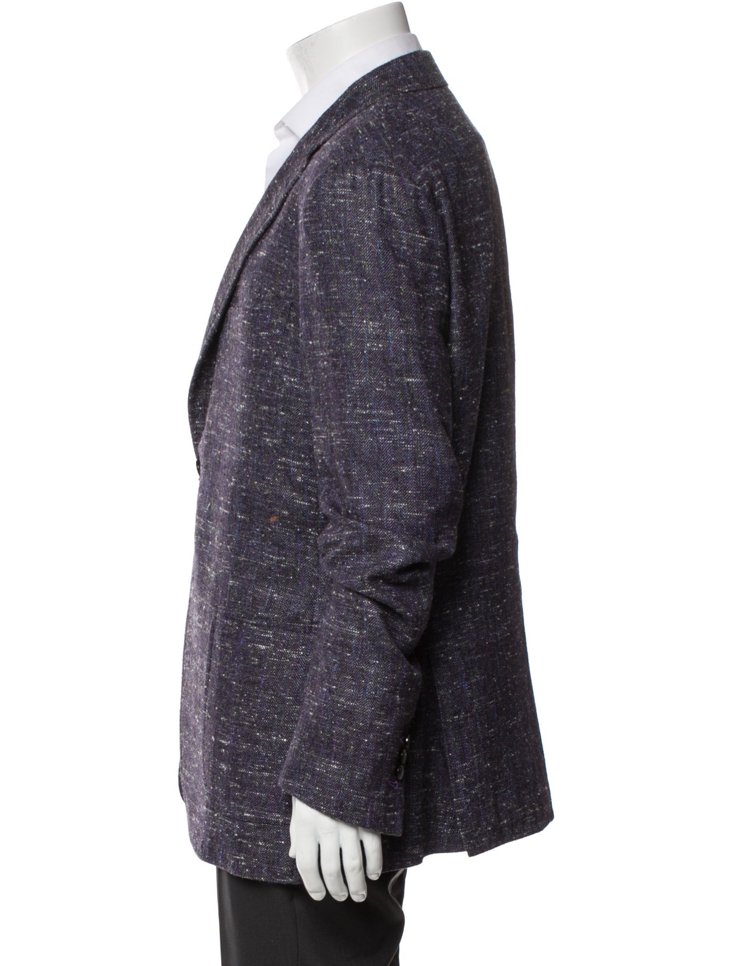 Isaia Silk Blazer