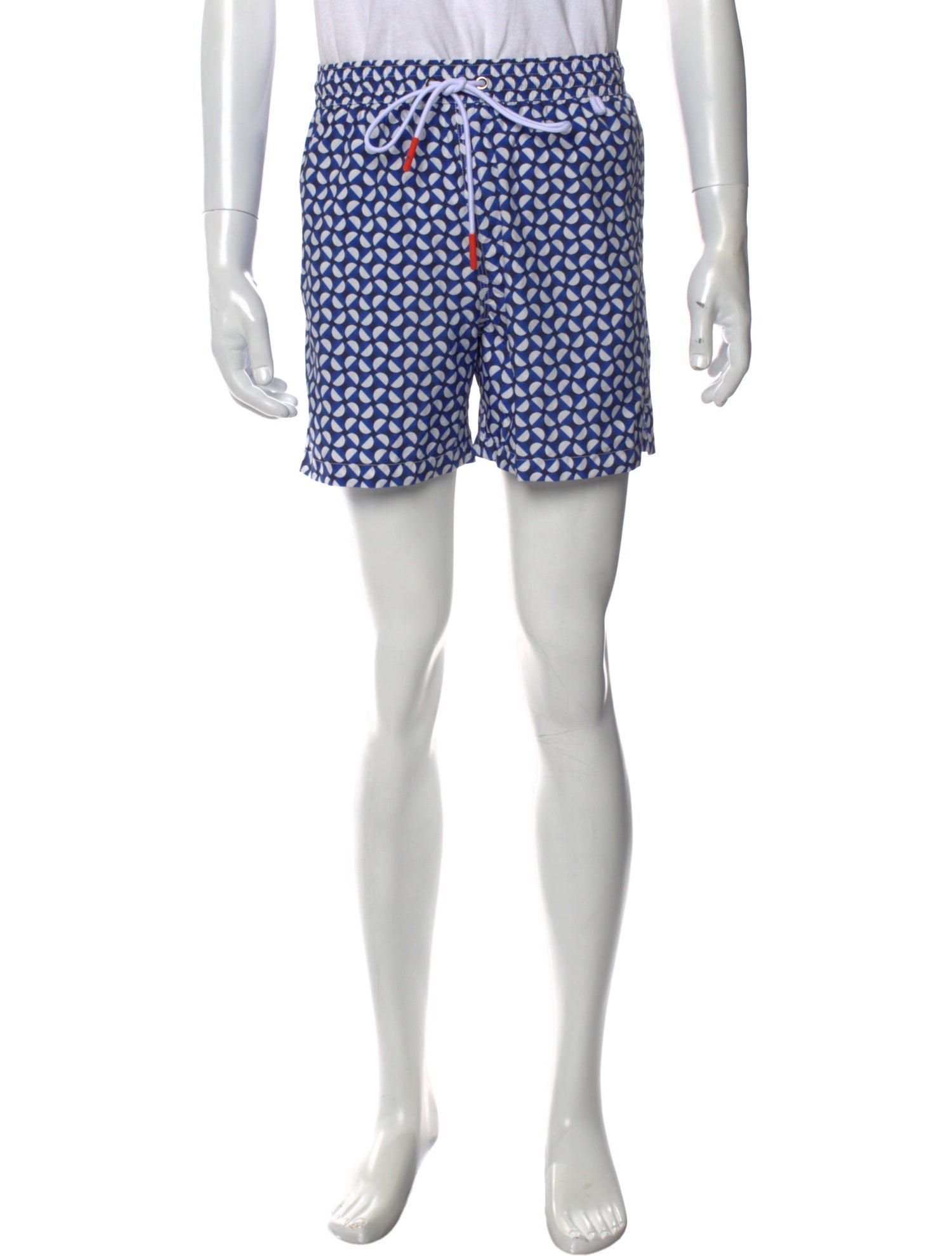 Isaia Printed Swim Trunks w/ Tags