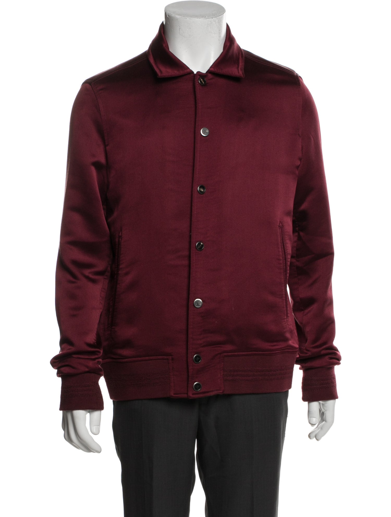 Isaia Wool Bomber Jacket