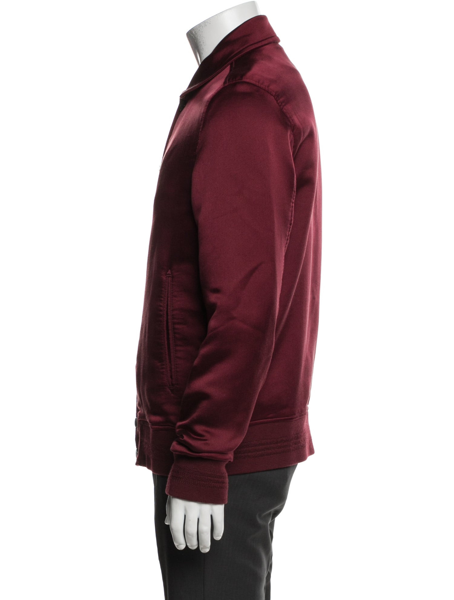 Isaia Wool Bomber Jacket