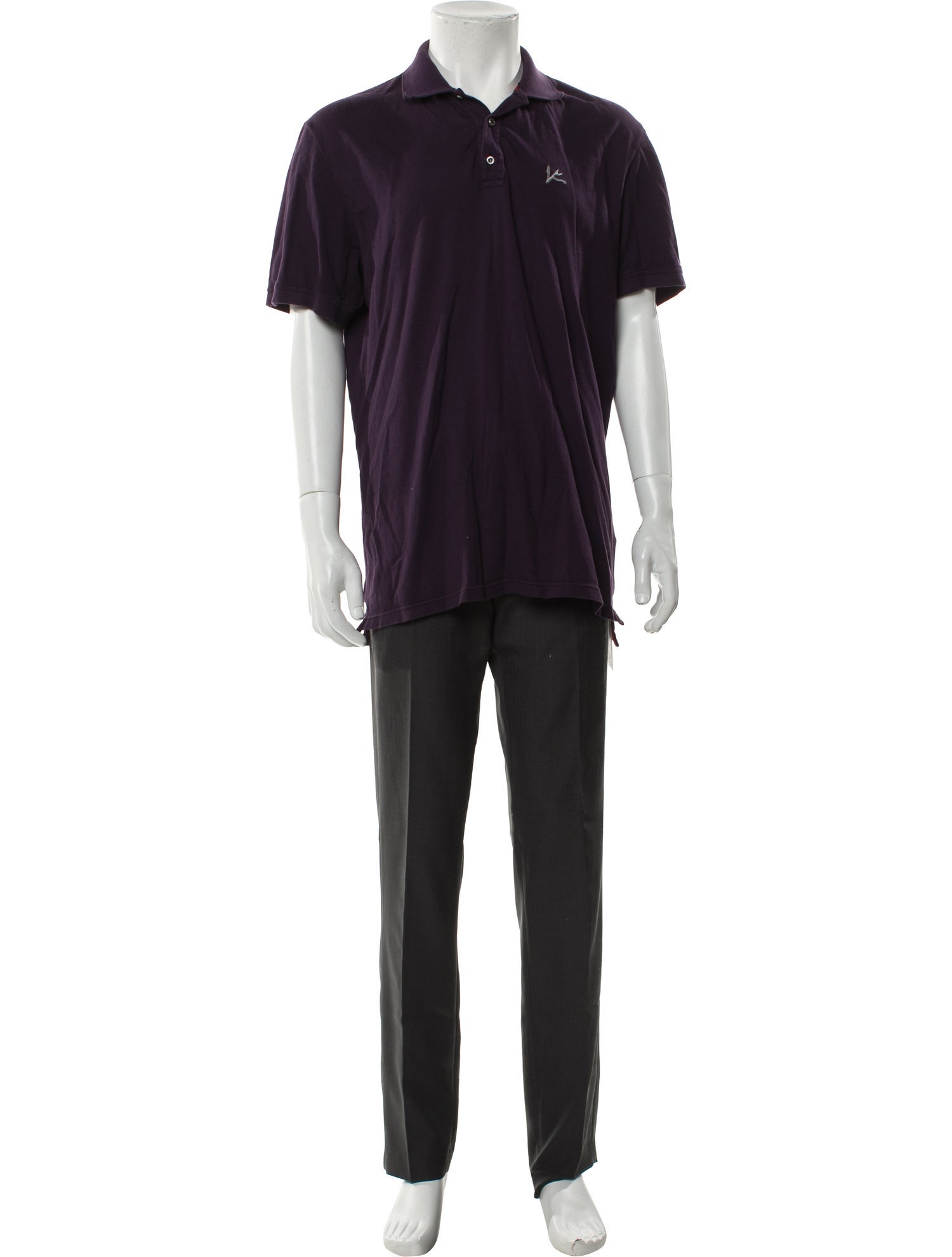 Isaia Collar Short Sleeve Polo Shirt