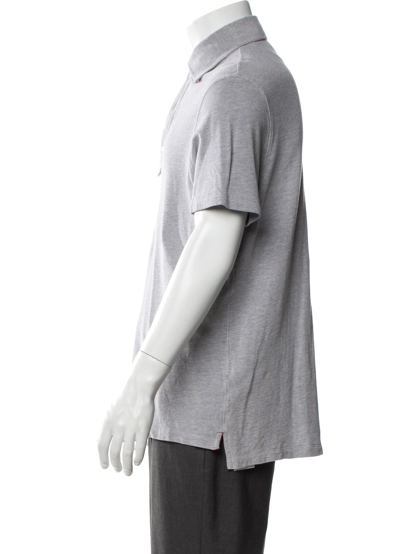 Isaia Collar Short Sleeve Polo Shirt