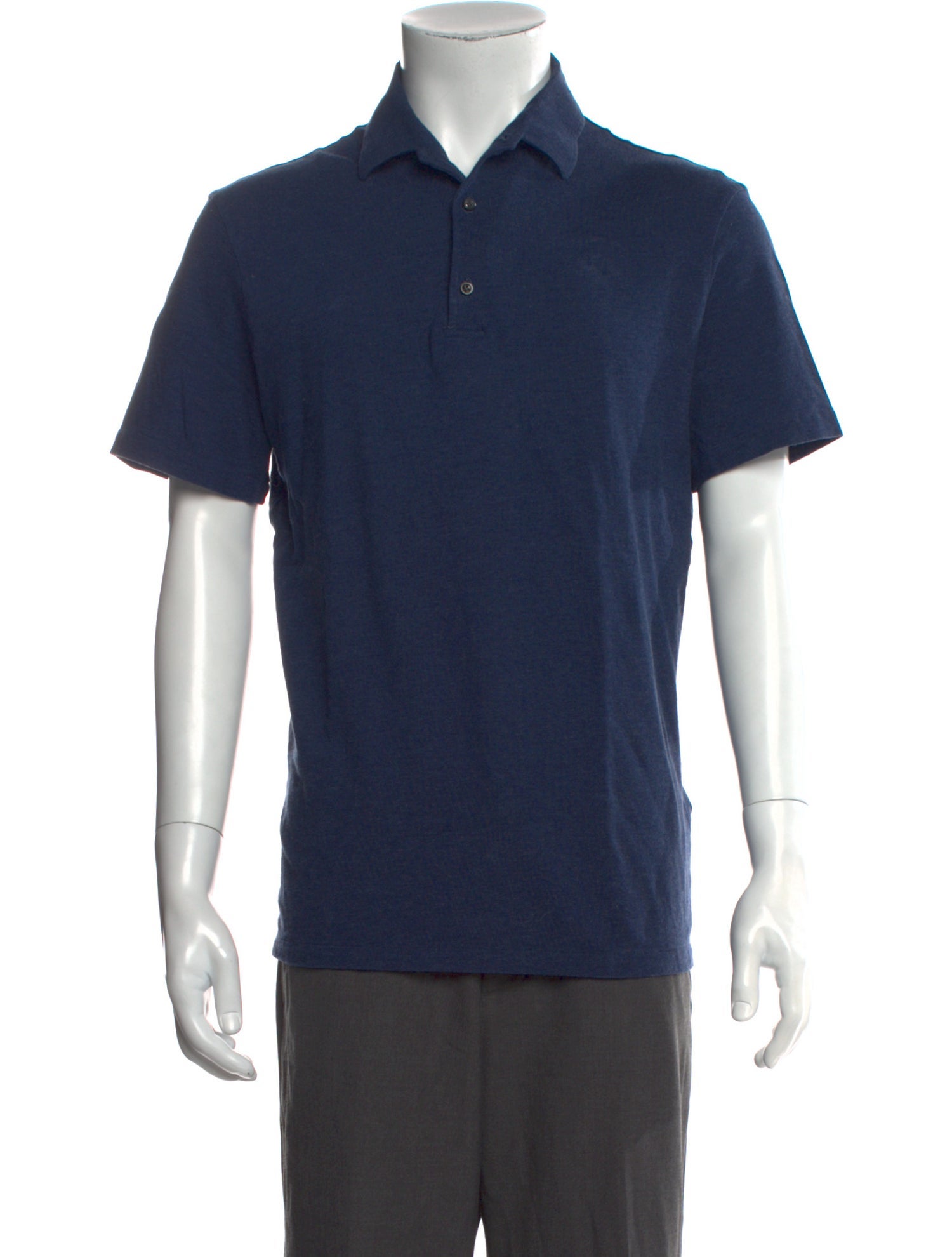 Isaia Collar Short Sleeve Polo Shirt