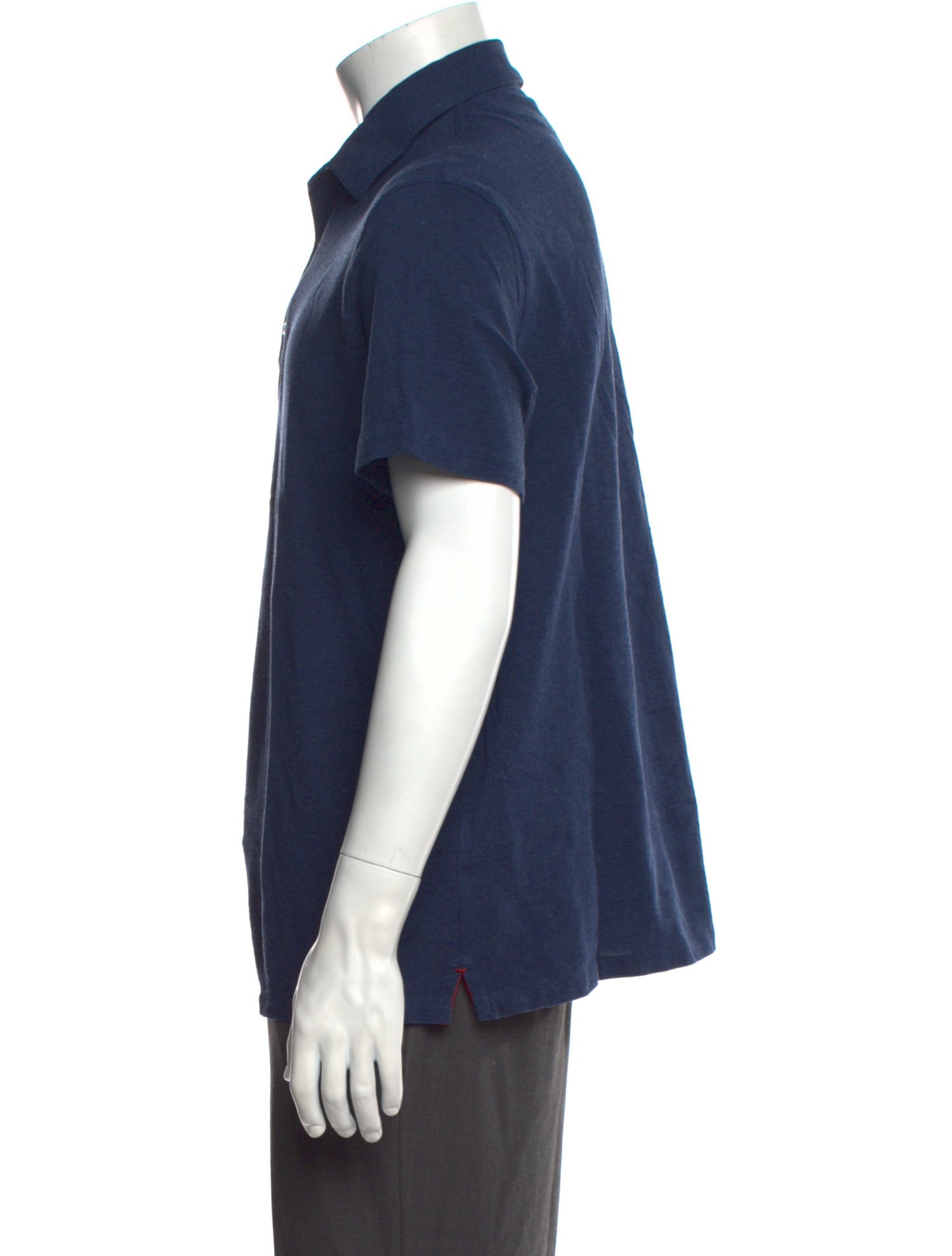 Isaia Collar Short Sleeve Polo Shirt