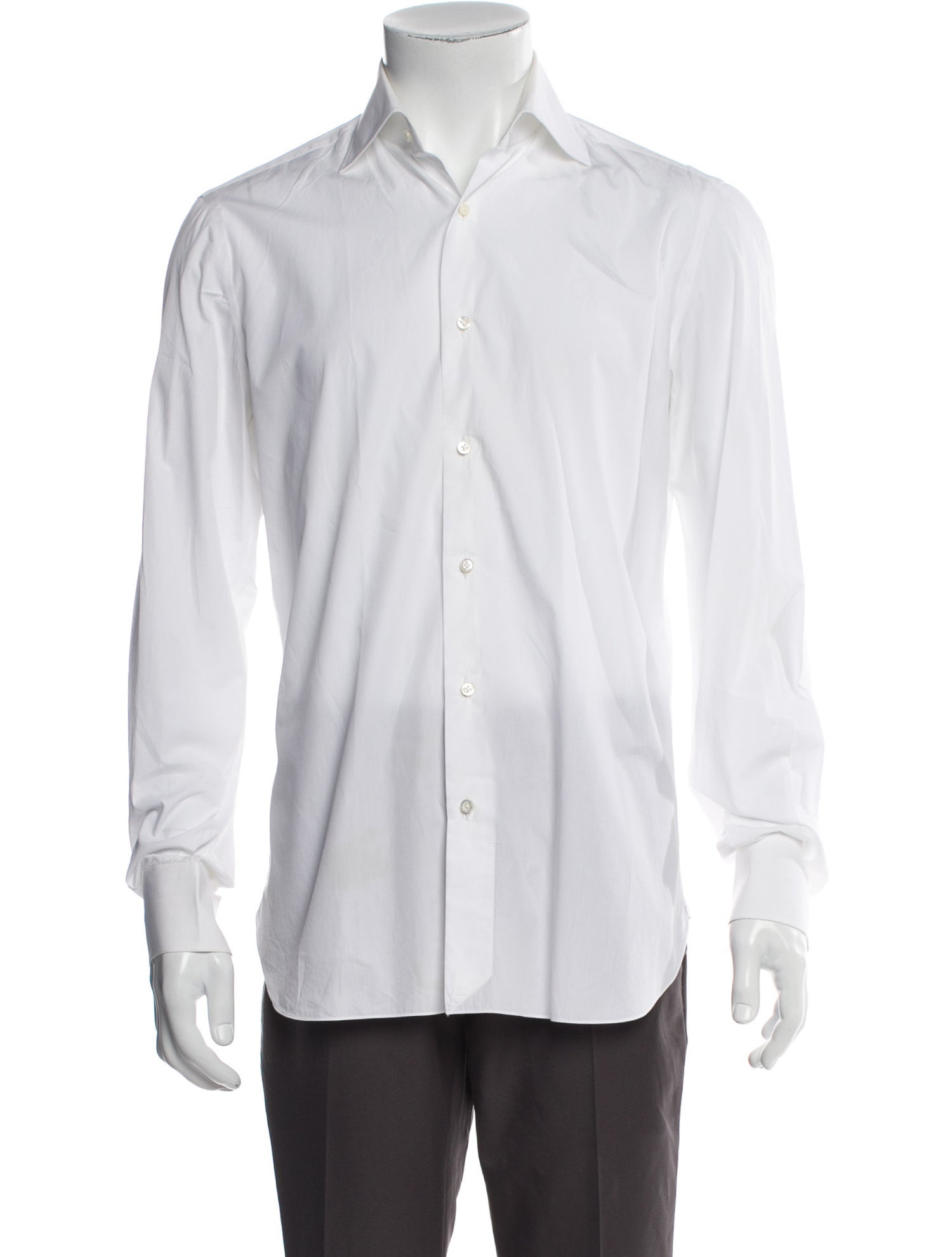 Isaia Long Sleeve Dress Shirt