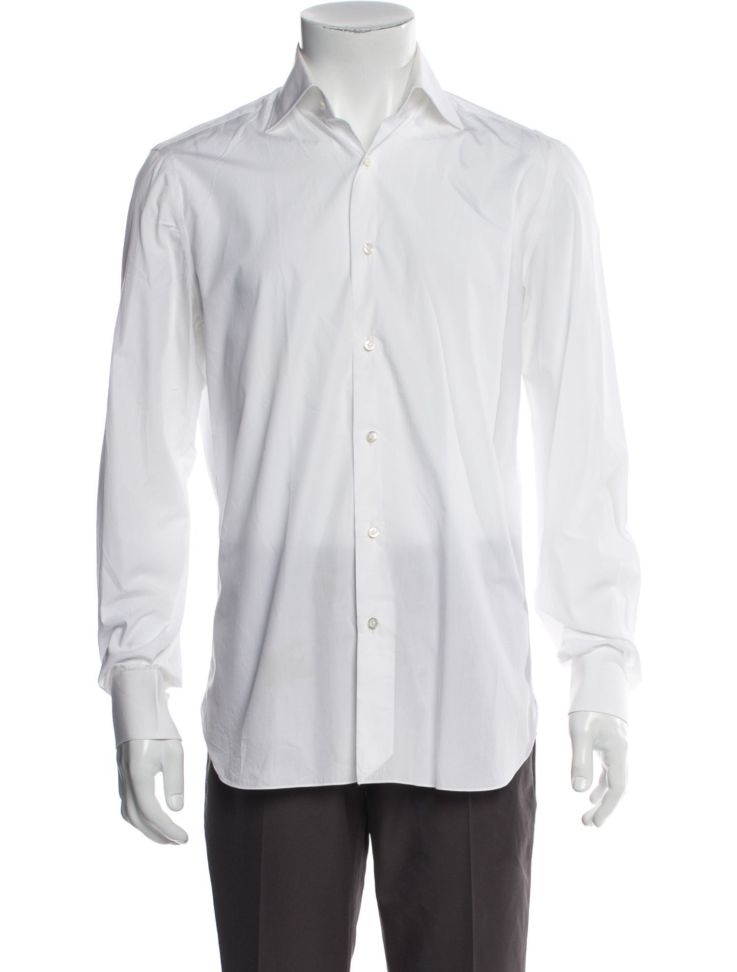 Isaia Long Sleeve Dress Shirt
