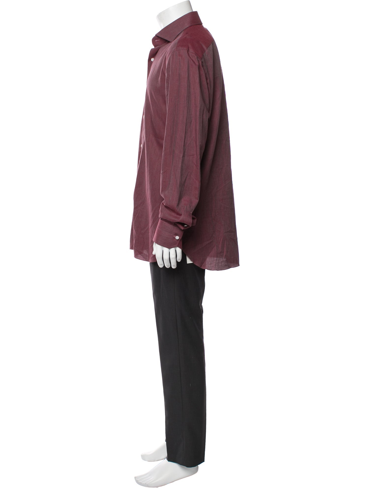 Isaia Long Sleeve Dress Shirt