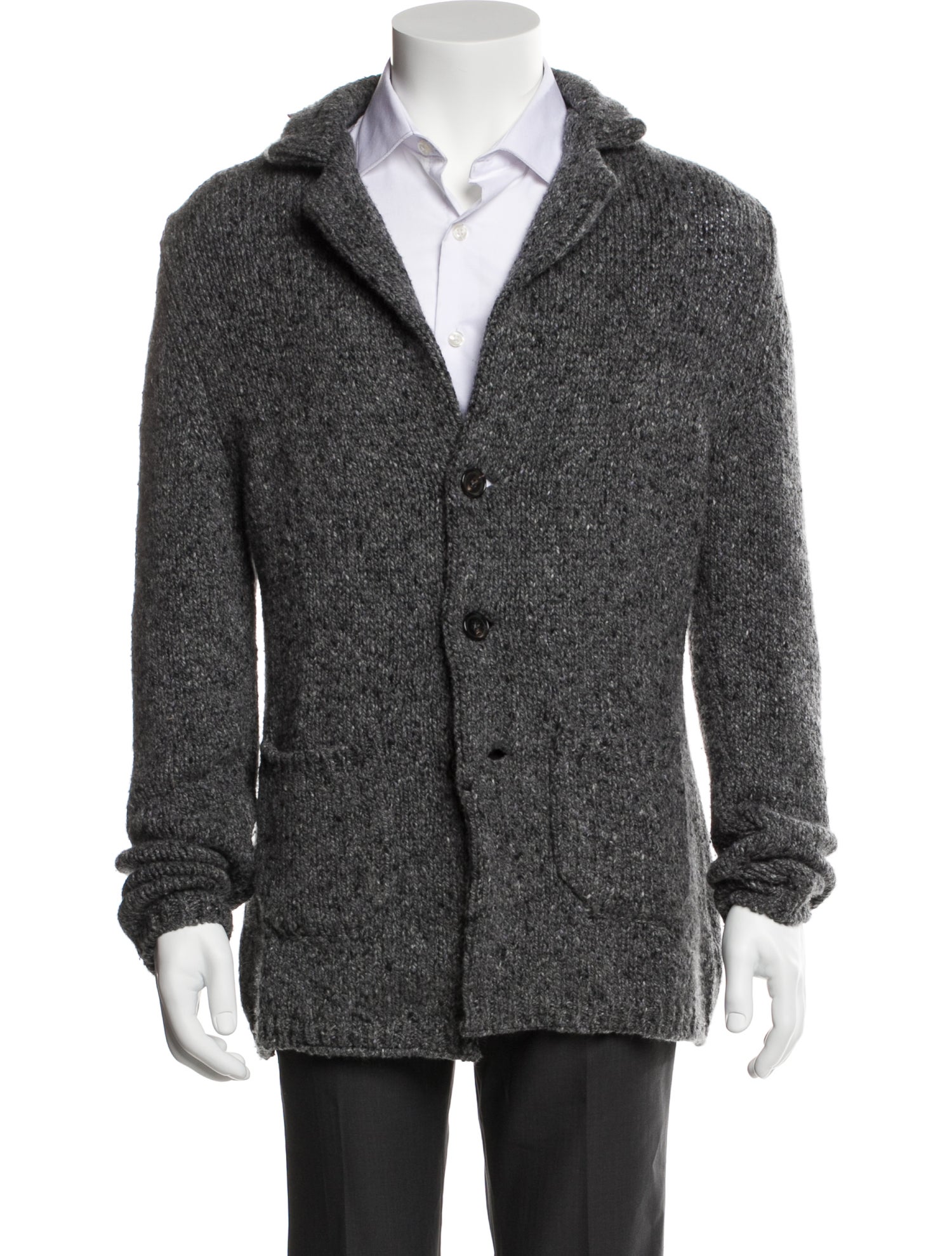 Isaia Cashmere V-Neck Cardigan