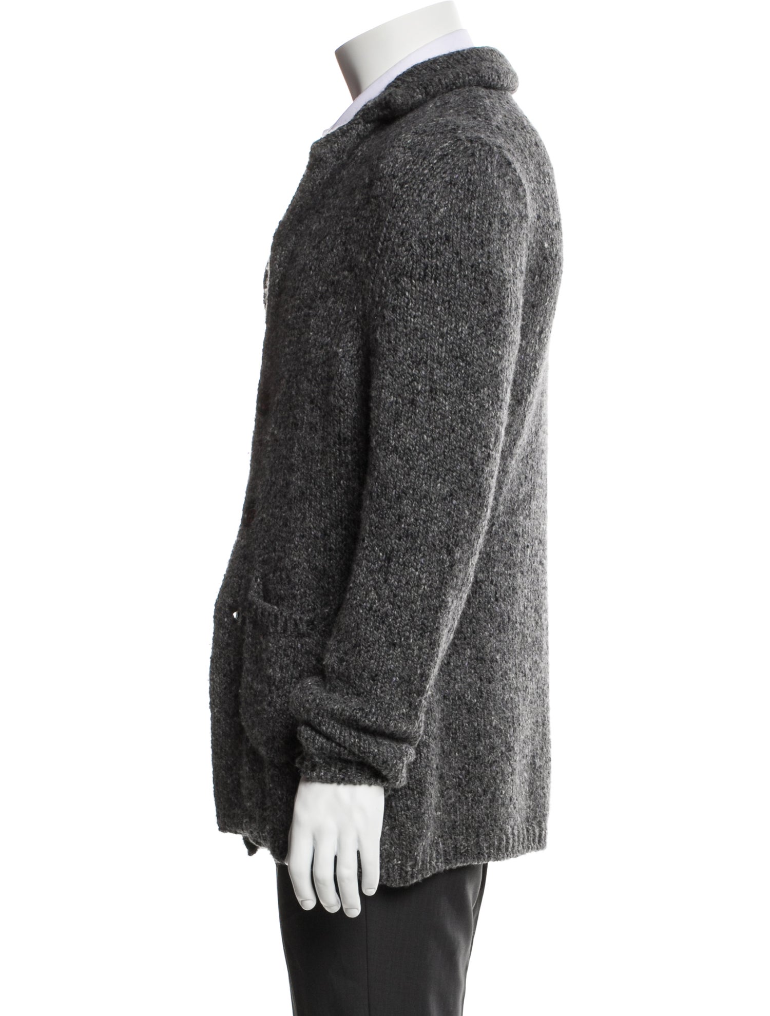 Isaia Cashmere V-Neck Cardigan