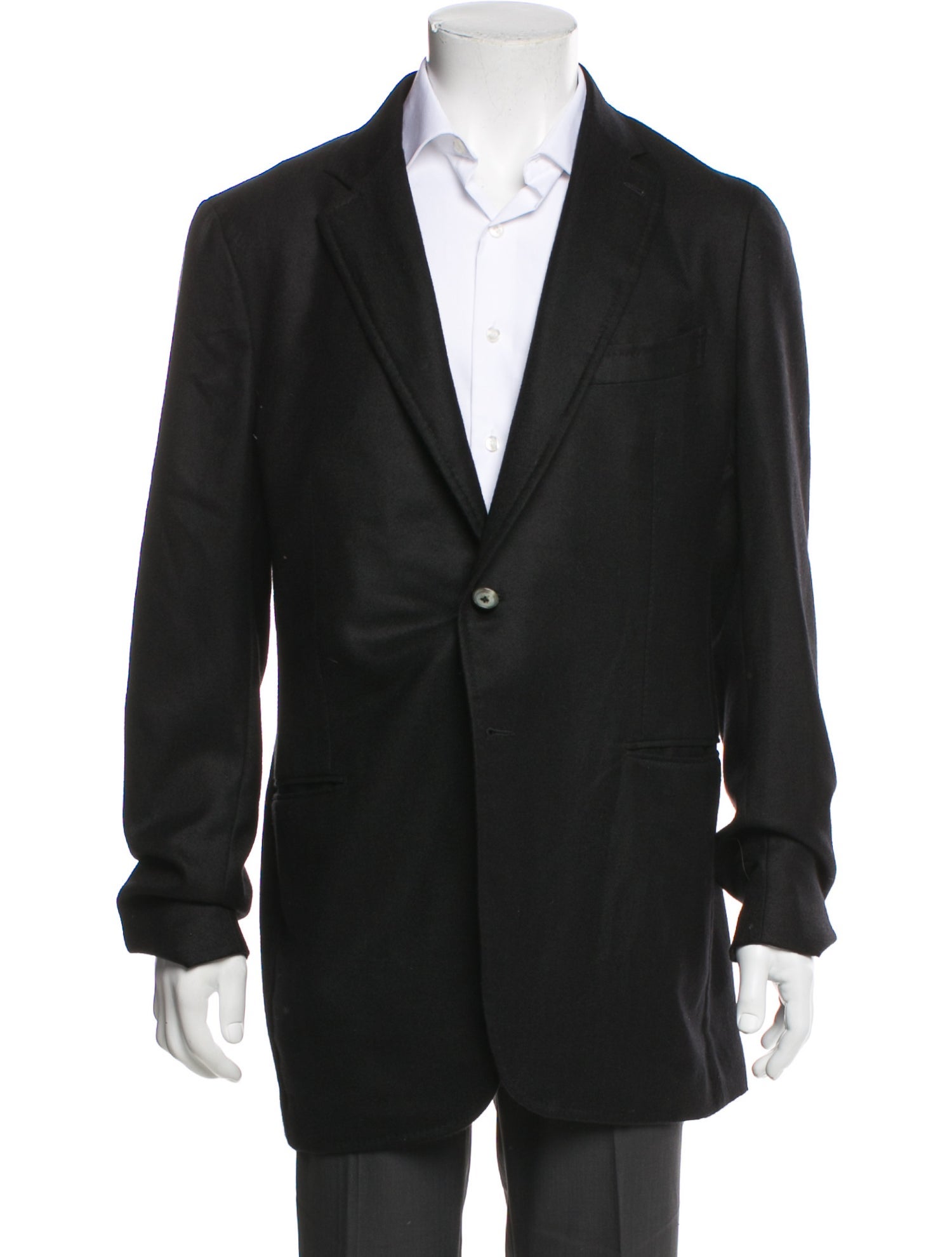 Isaia Cashmere Overcoat