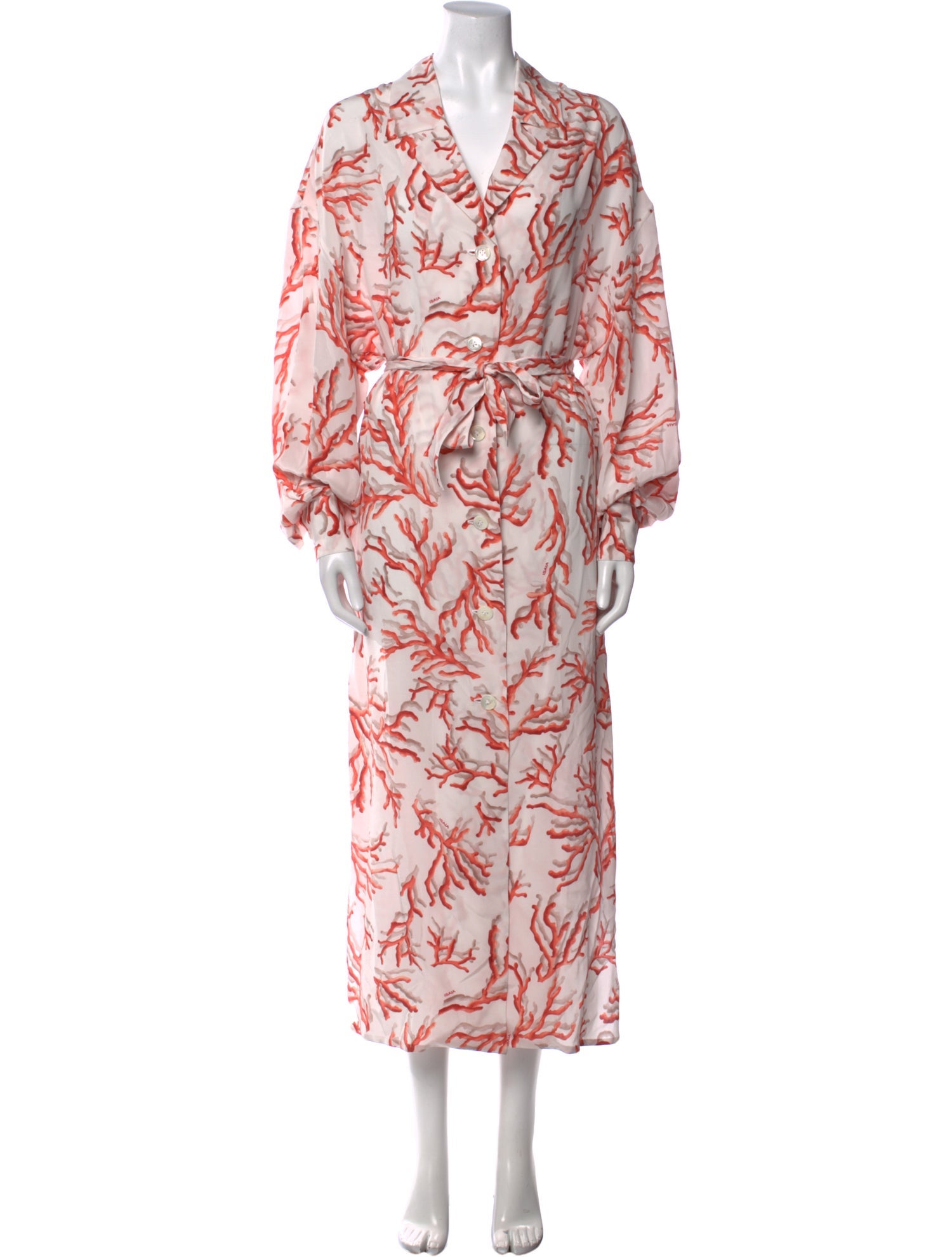 Isaia Silk Long Dress