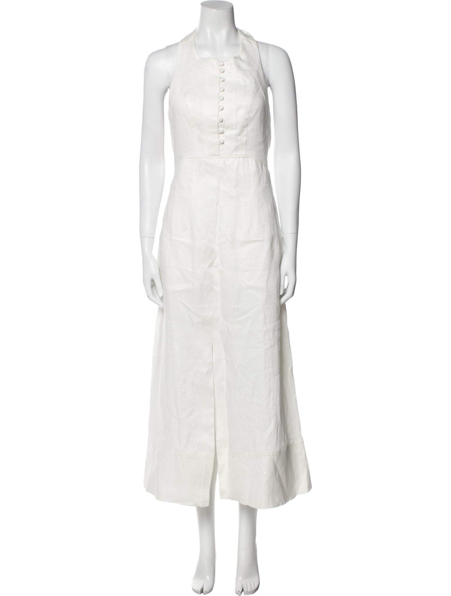 Isaia Linen Midi Length Dress