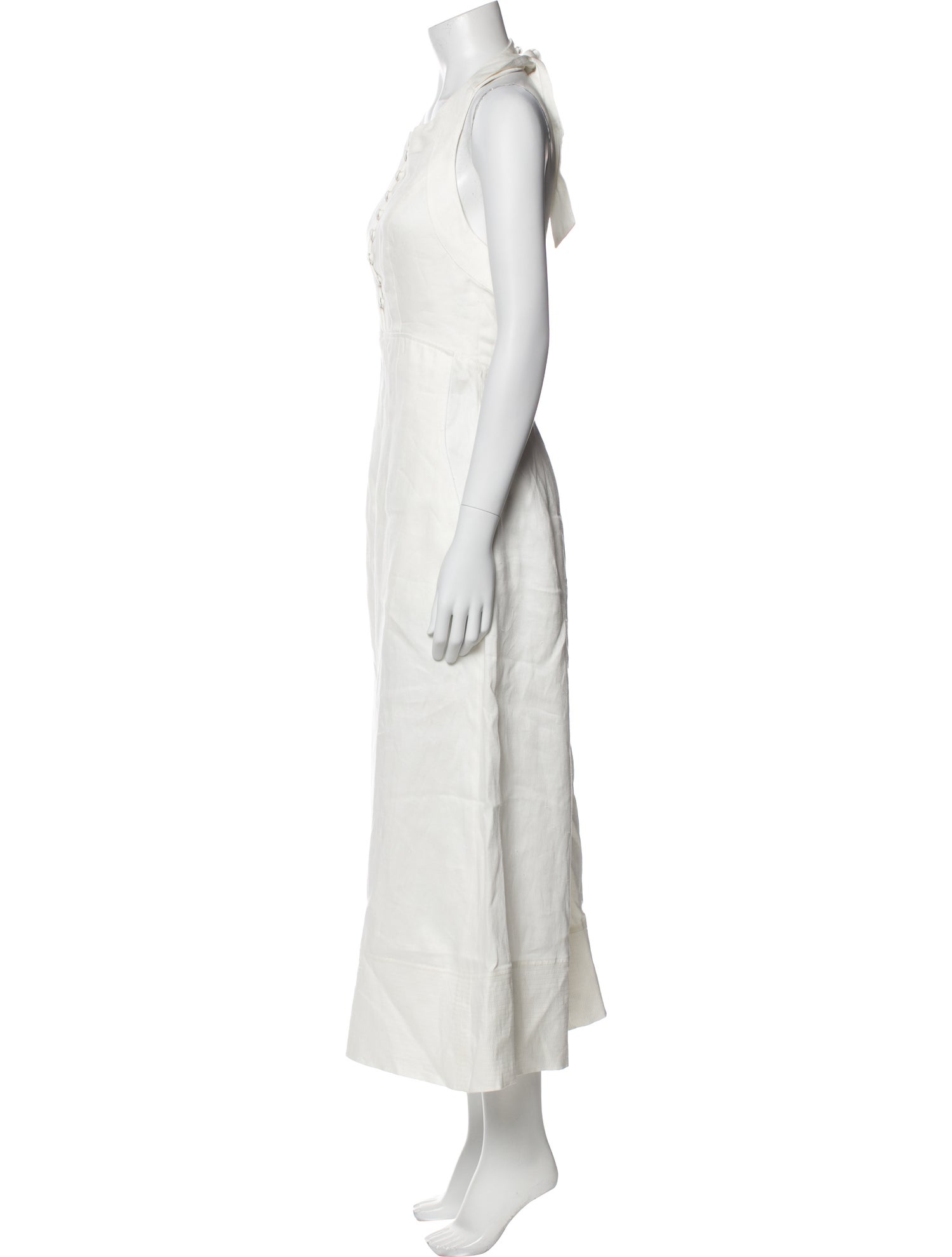 Isaia Linen Midi Length Dress