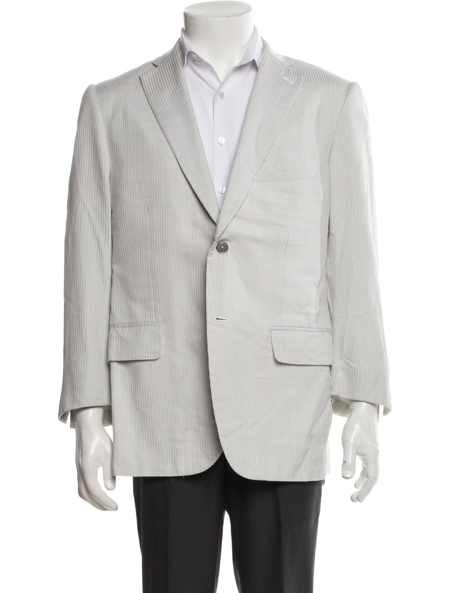 Isaia Striped Blazer