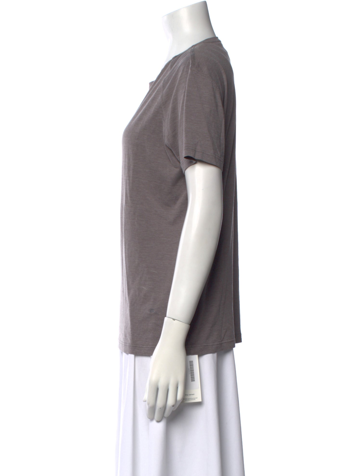 Isaia Silk Crew Neck T-Shirt