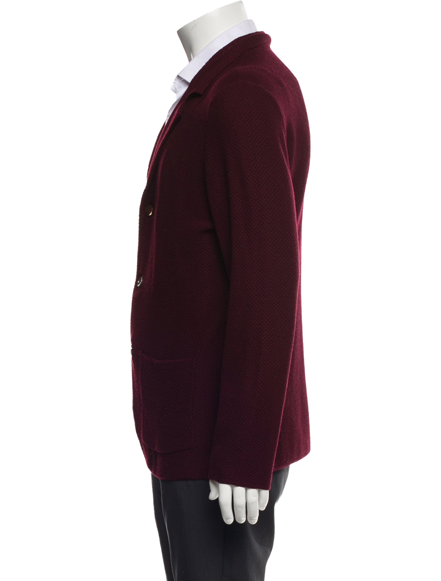 Isaia Merino Wool V-Neck Cardigan