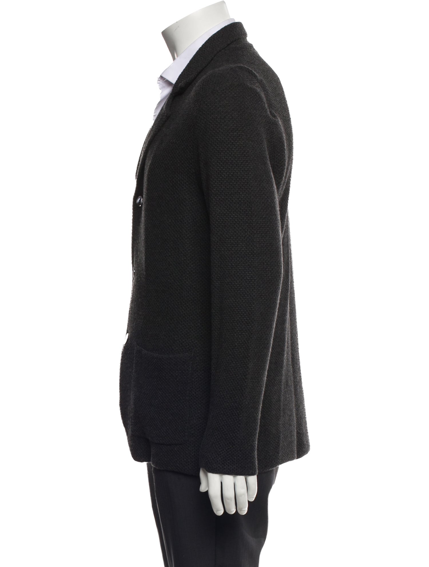 Isaia Merino Wool V-Neck Cardigan