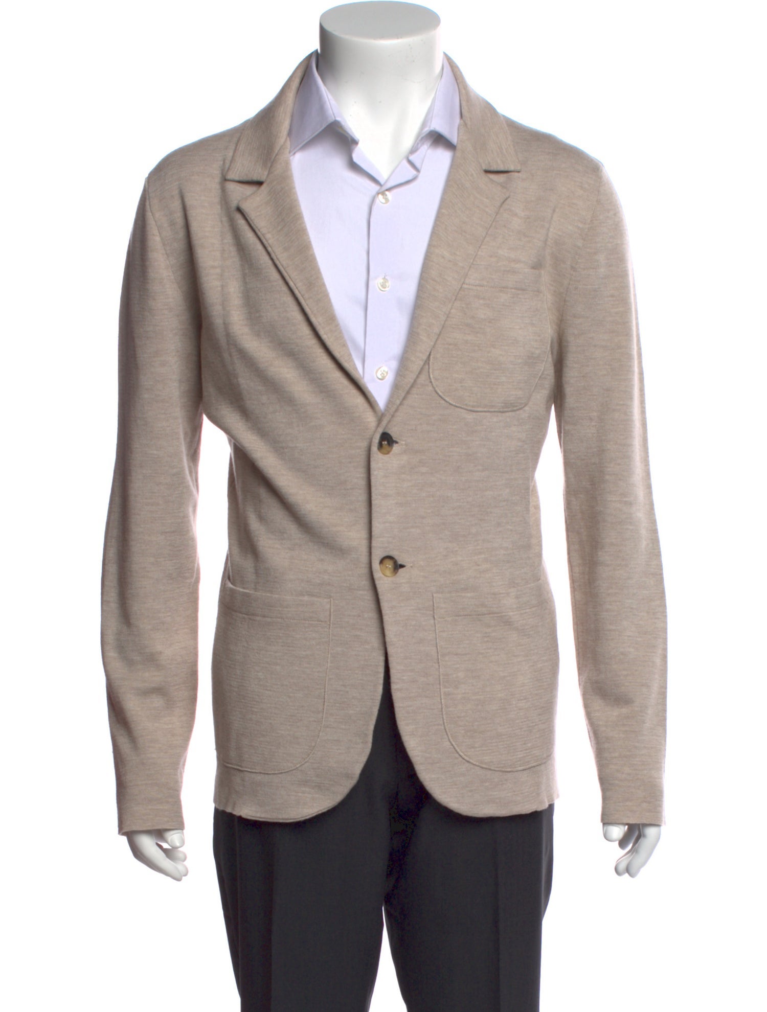 Isaia Wool V-Neck Cardigan