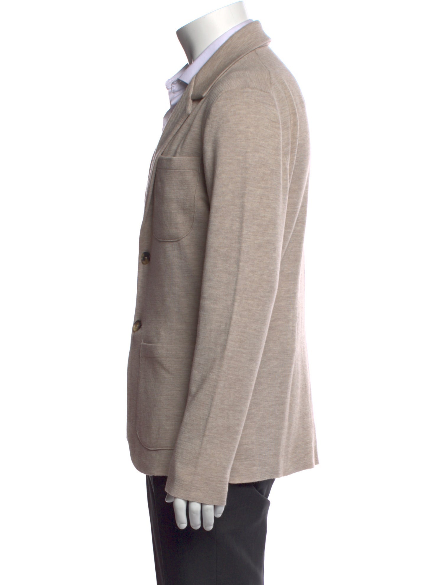 Isaia Wool V-Neck Cardigan