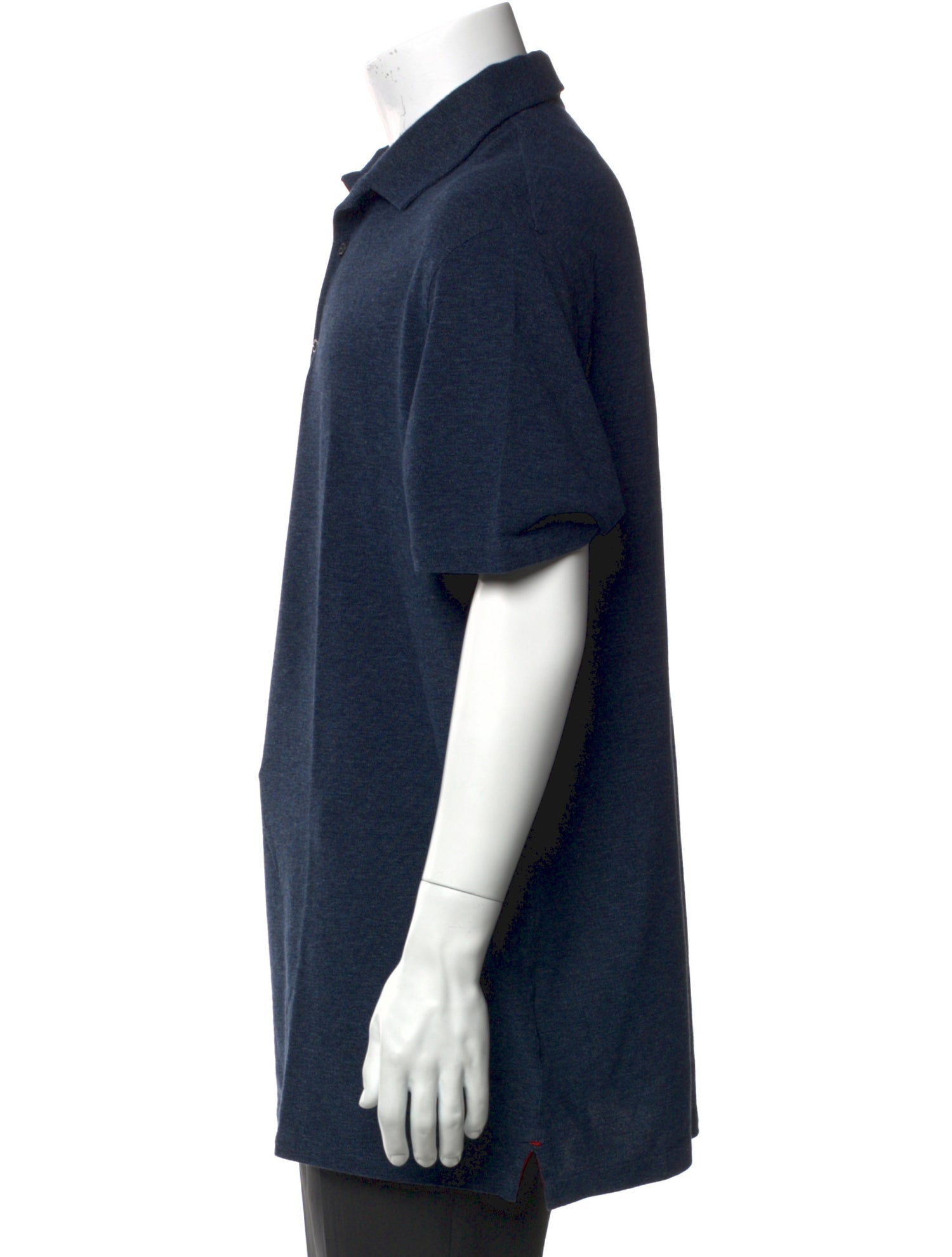 Isaia Crew Neck Short Sleeve Polo Shirt