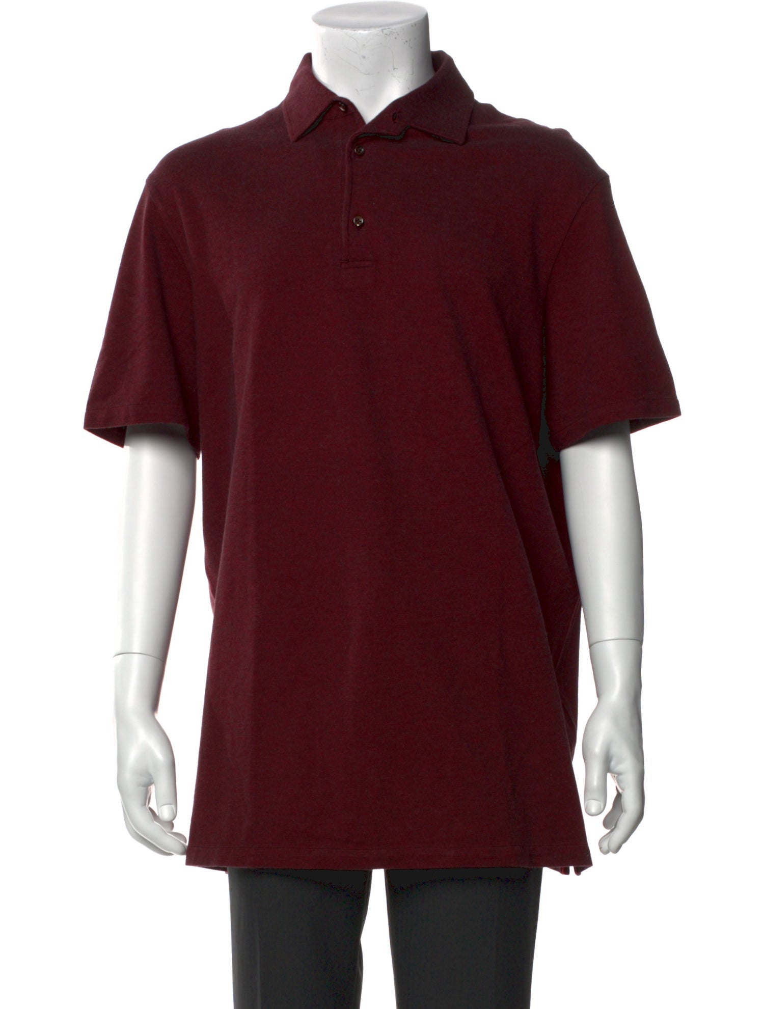 Isaia Crew Neck Short Sleeve Polo Shirt